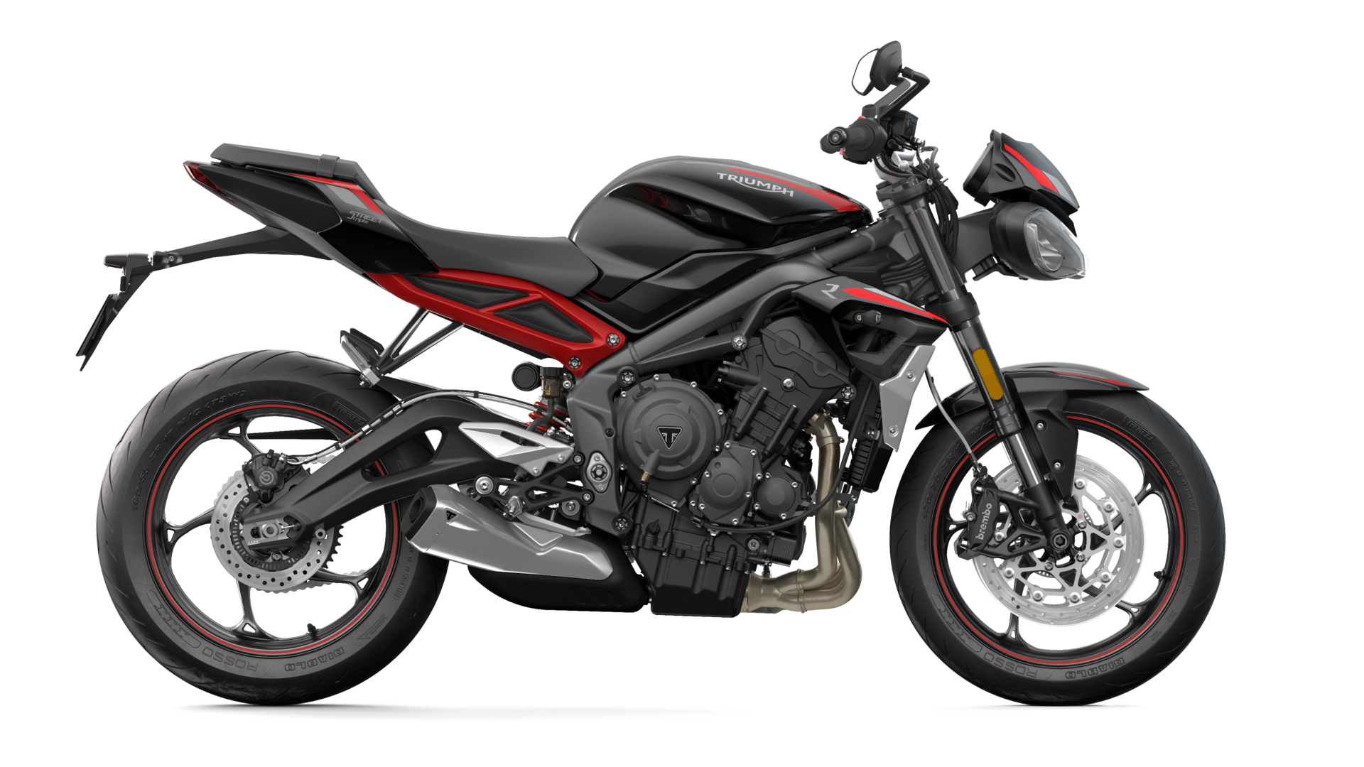 Triumph Street Triple R right handside CGI